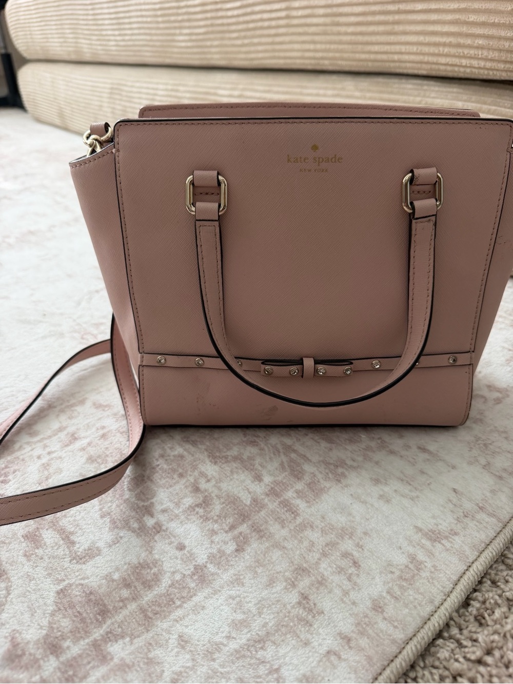 KATE SPADE - Laurel Way Jeweled Small Hadlee Satchel - Picture 2 of 9